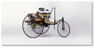 world’s first self-propelled “Motorwagen” in 1886